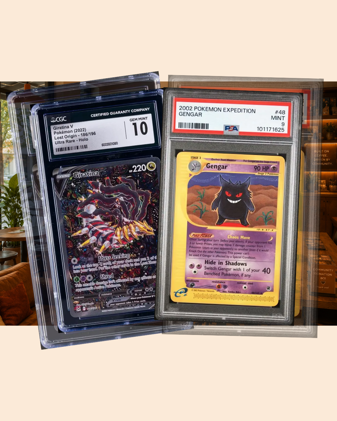 Slabs Pokémon gradés